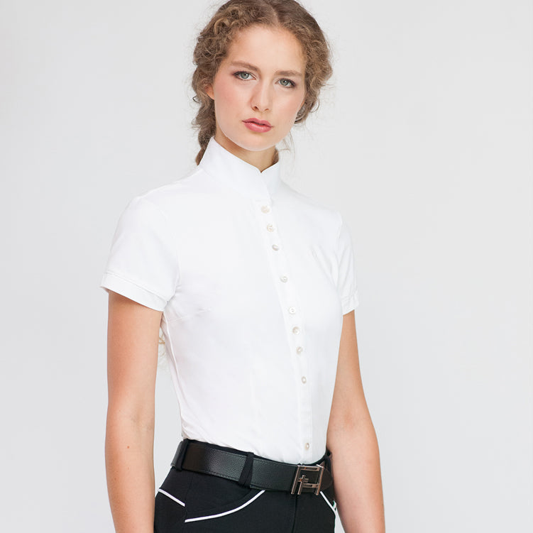 ALZIRA PIP WHITE Show Shirt LTD-FL