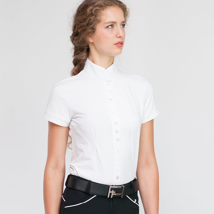 ALZIRA PIP WHITE Show Shirt LTD-FL