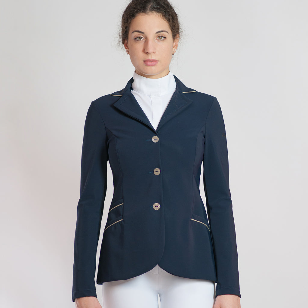 Ladies navy top show jacket